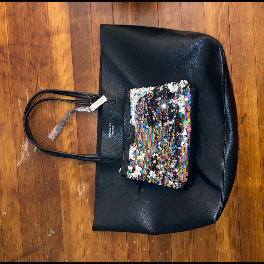 Victoria’s Secret leather bag set